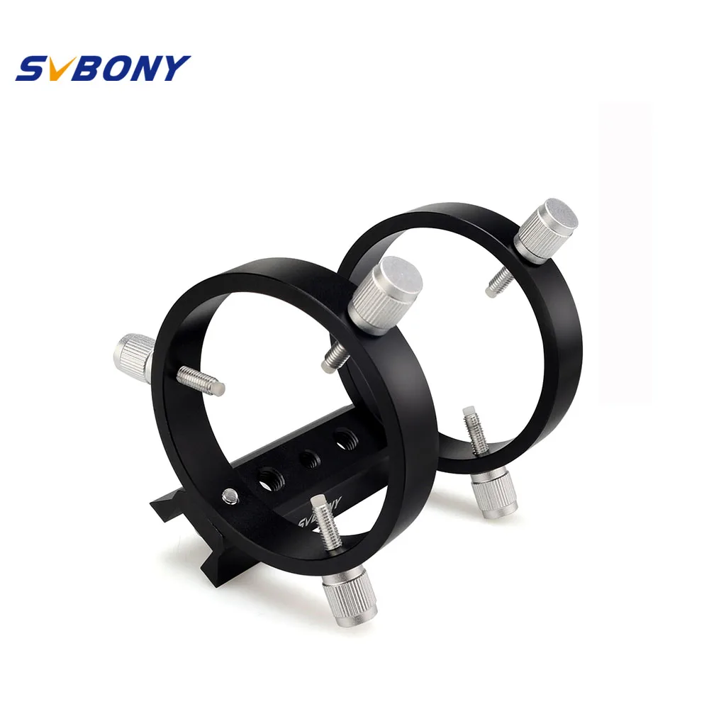 

SVBONY SV116 Guiding Scope Ring Kit for Telescope Tube Diameter or Finders 43mm to 70mm w/ Pair Ideal for astrophotography F9187