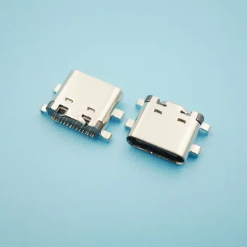 

30pcs/Lot 1.6mm 16Pin Micro USB 3.1 Type-C Sink Plate 4P DIP Socket