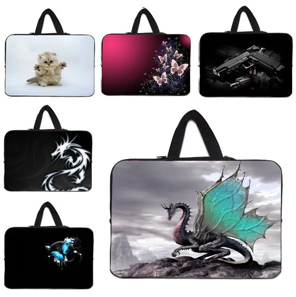 Cheap 10" Tablet 10.1 12 Laptop Inner Bag Notebook Handle Pouch Bags For Chuwi Huawei Apple Notebook 13 13.3 14.1 15.6 16 17 Briefcase