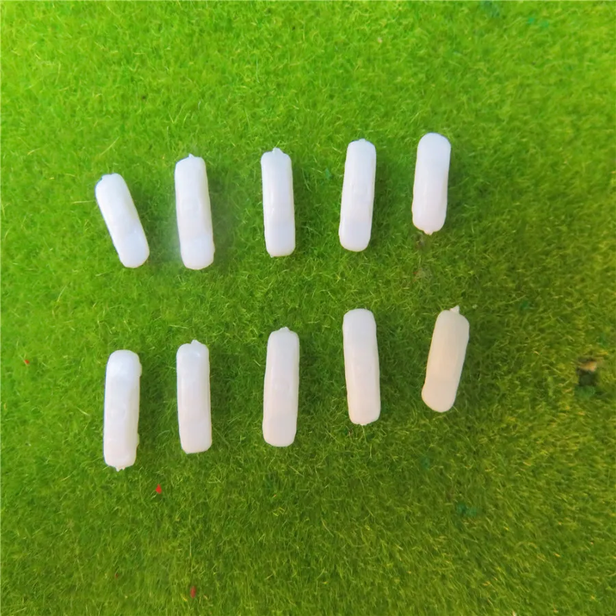 

highquality 100pcs/lot 1:500 scale ABS plastic white car for architectural model making train layout