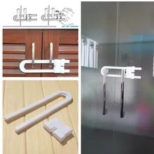 MOTOHOOD 1 шт. замок для защиты от детей u-образный замок безопасности ребенка ящик двери шкафа шкаф предохранитель для шкафов и ящиков