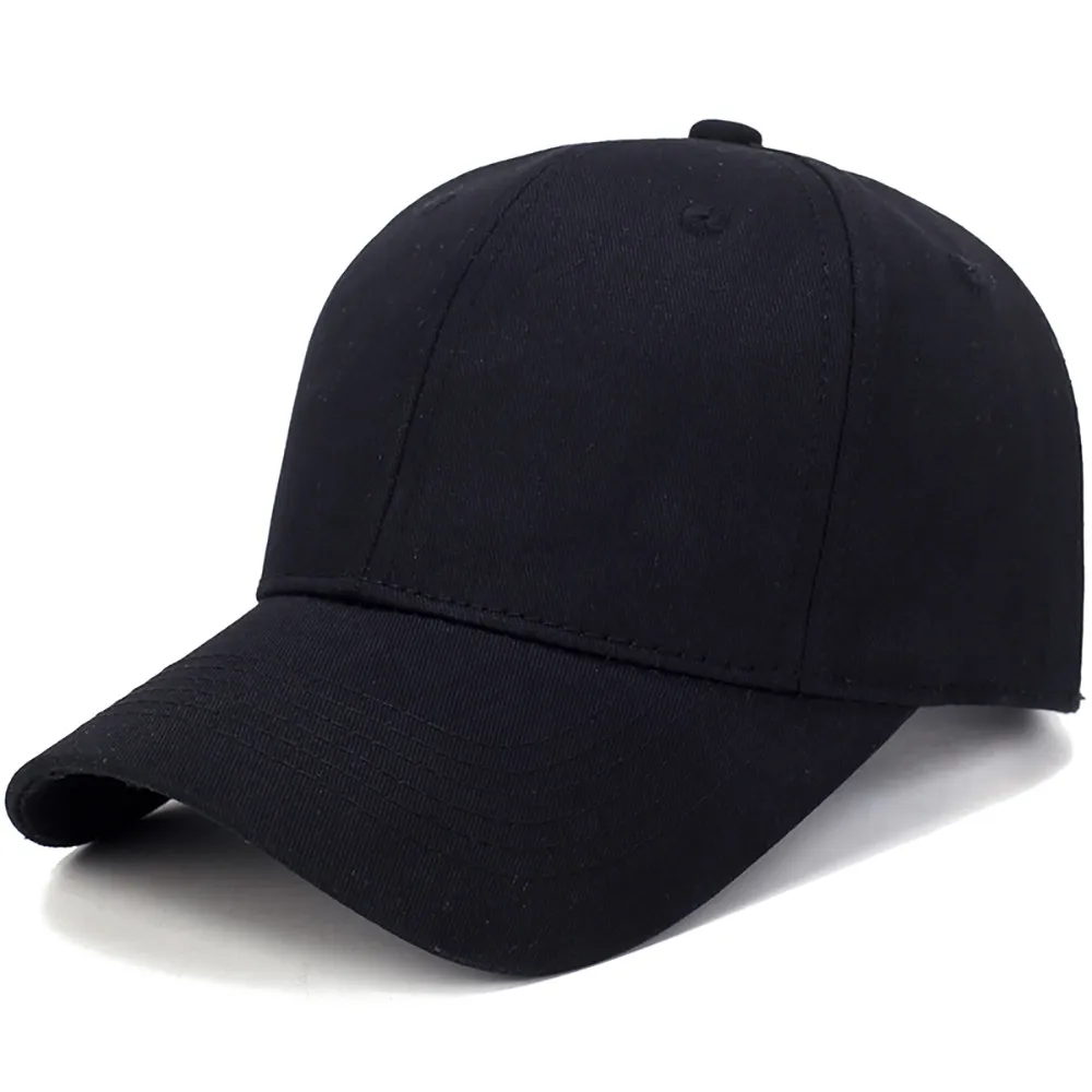 

Black Cap Solid Color Baseball Cap Snapback Caps Casquette Hats Fitted Casual Gorras Hip Hop Dad Hats For Men Women Unisex