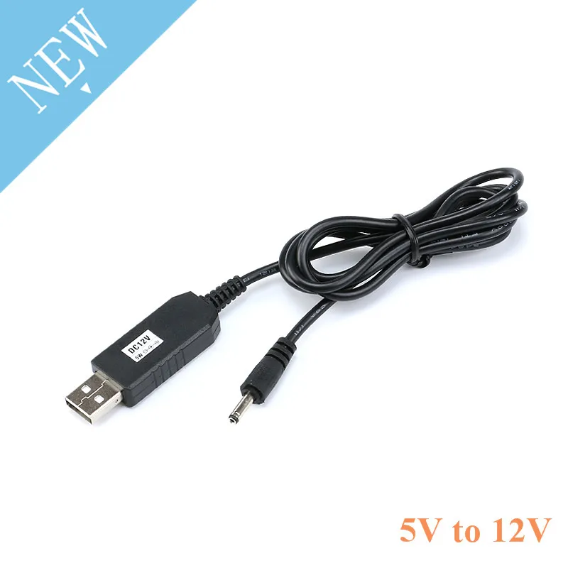 

USB DC 5V to DC 12V Step up Cable 3.5x1.35 mm Male Step up Converter For Router