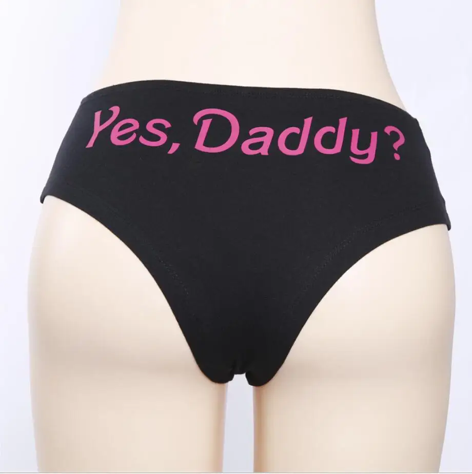 Yes Daddy Для женщин сексуальное женское белье стринги трусы нижнее трусики T