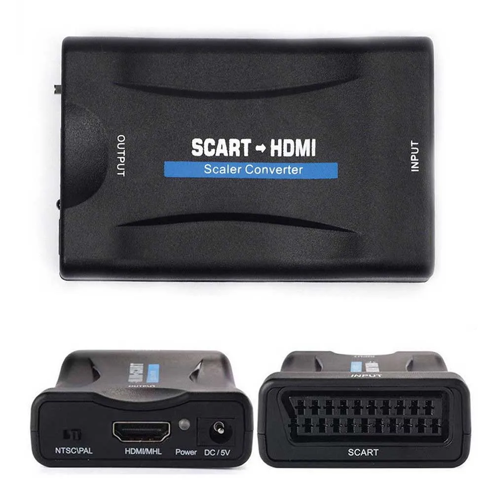 Из scart в HDMI конвертер аудио видео адаптер для 1080 P HDTV STB небо коробка ND998