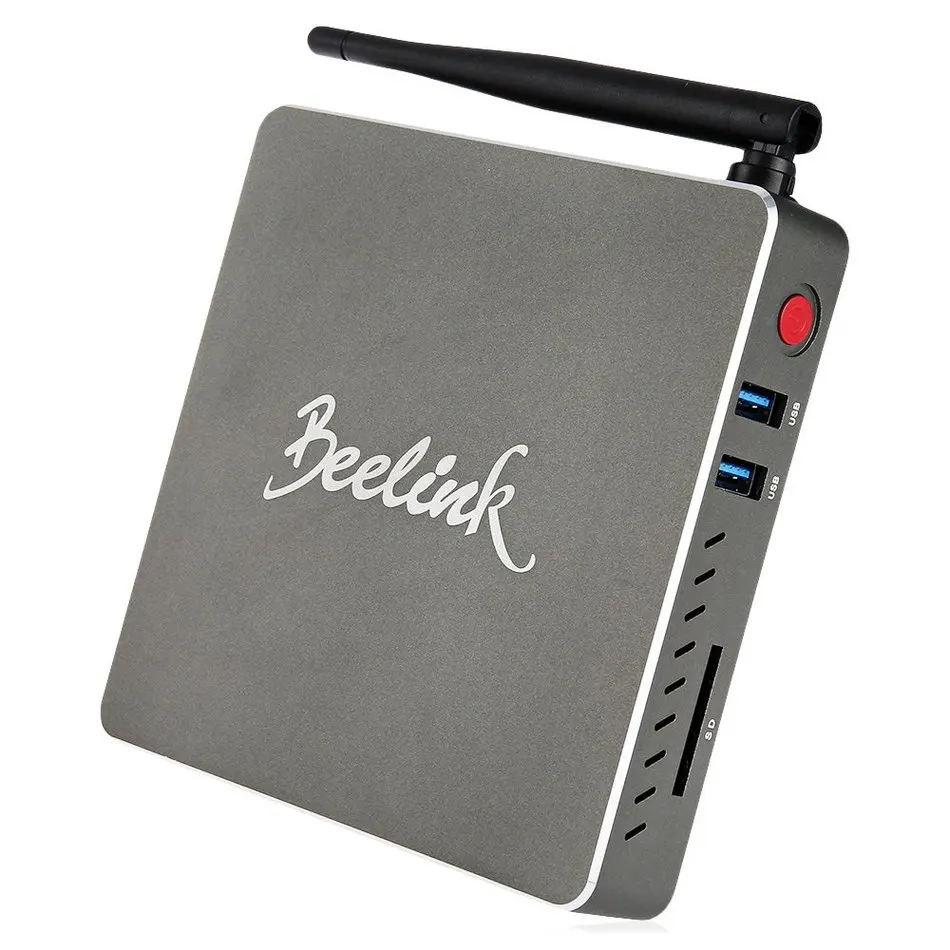 Lowest Price Beelink BT7 Mini PC Intel Atom X7-Z8700 Quad-core Windows 64bit Bluetooth 4.0 2.4GHz / 5.8GHz WiFi 4K Media Player