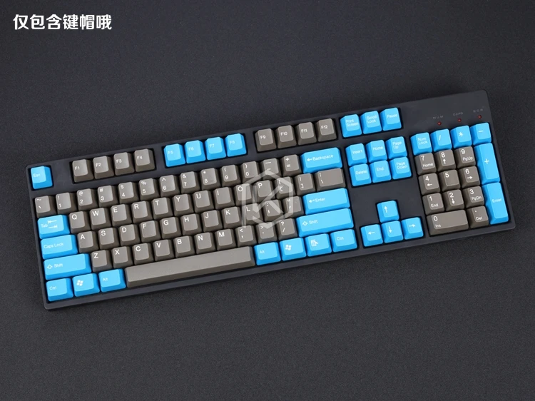 Taihao abs двойные брелки для diy игровой механической клавиатуры цвета океана темно-синий белый желтый красный оранжевый фиолетовый розовый