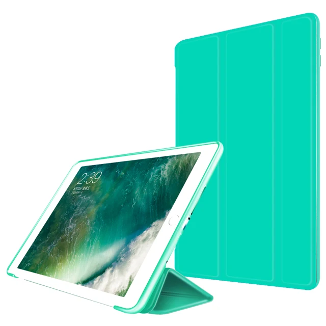 Case for iPad 9.7 Magnetic Stand Silicone Soft Back Cover for iPad 6th 5th Generation A1893 A1954 A1822 A1823 Funda - Цвет: Mint Green