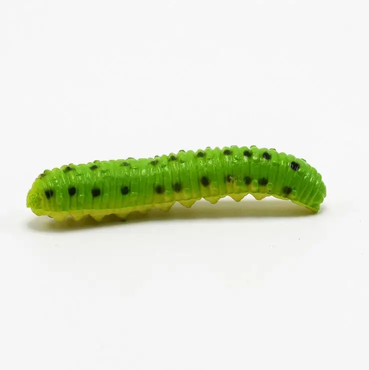 6pcs/Lot Different Twisty Worm Realistic Fake Caterpillar Insect Educational Trick Toy Simulated crawling insect animal