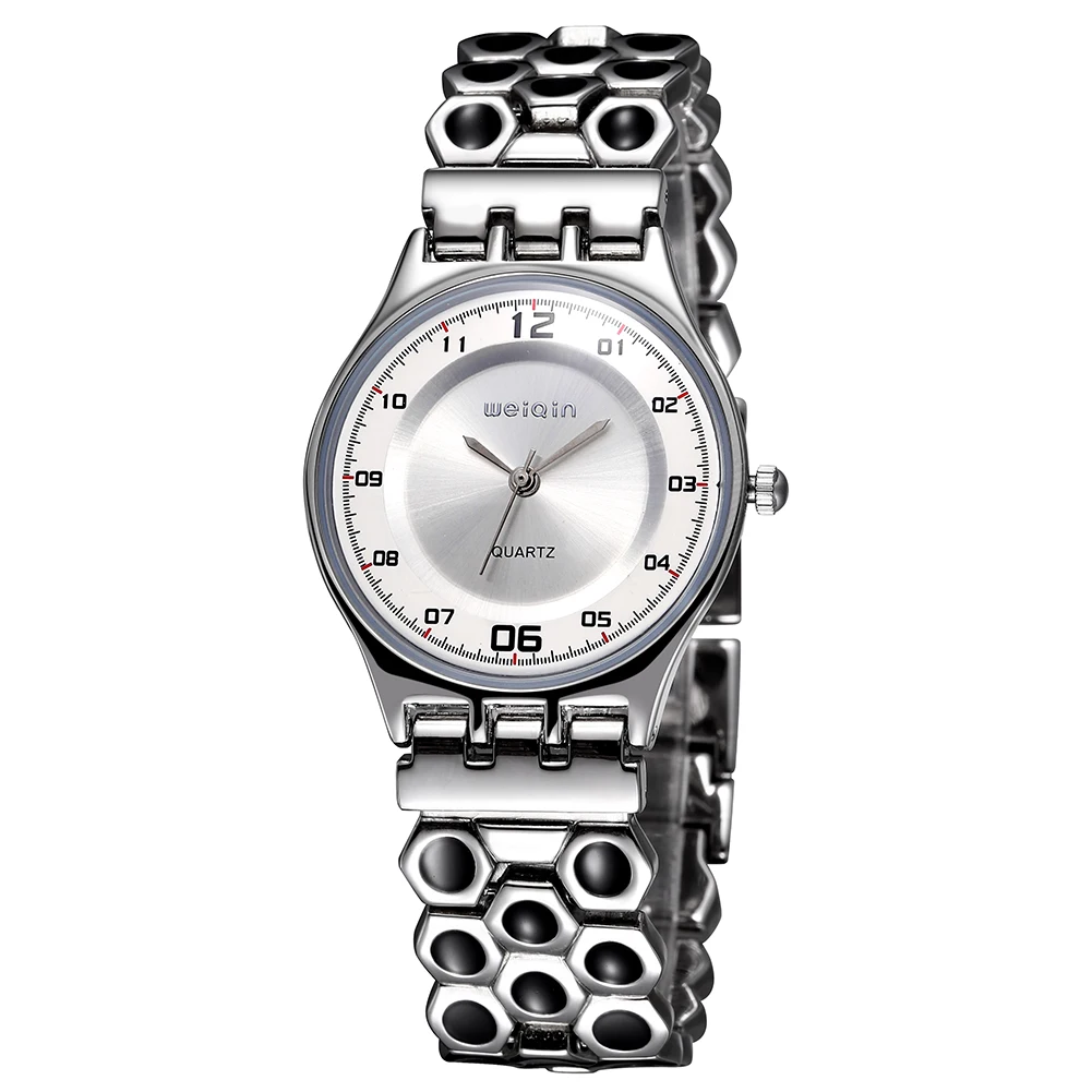 

WEIQIN Vintage Silver Steel Watches Women Stainless Quartz Vintage Fashion Casual Watch Ladies Dress Business Wristwatch reloj