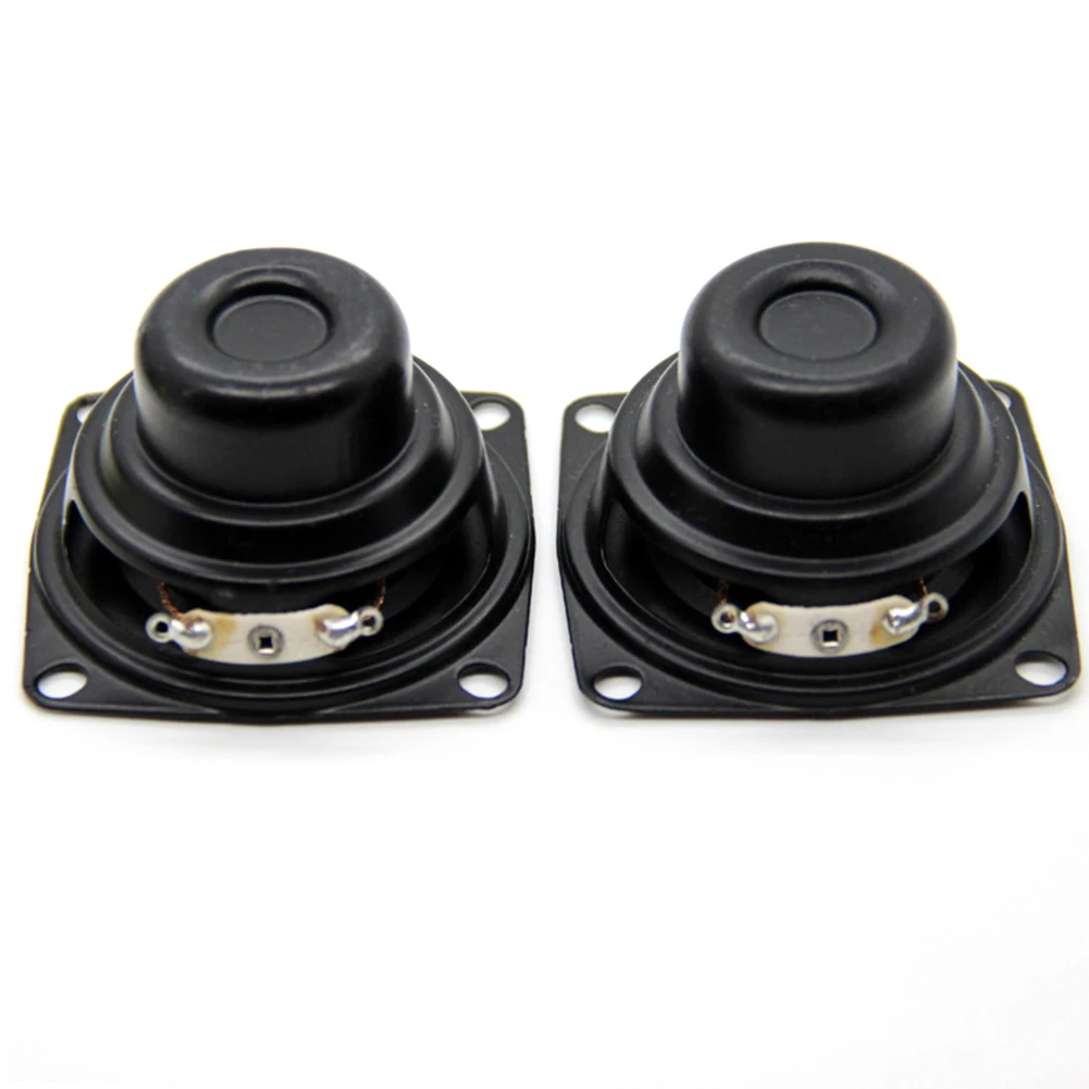 

2PCS Accessories 2inch 53MM Audio Speaker Bass Multimedia Round Home Magnetic Loudspeaker DIY 4Ohm 10W Durable With Fixing Hole