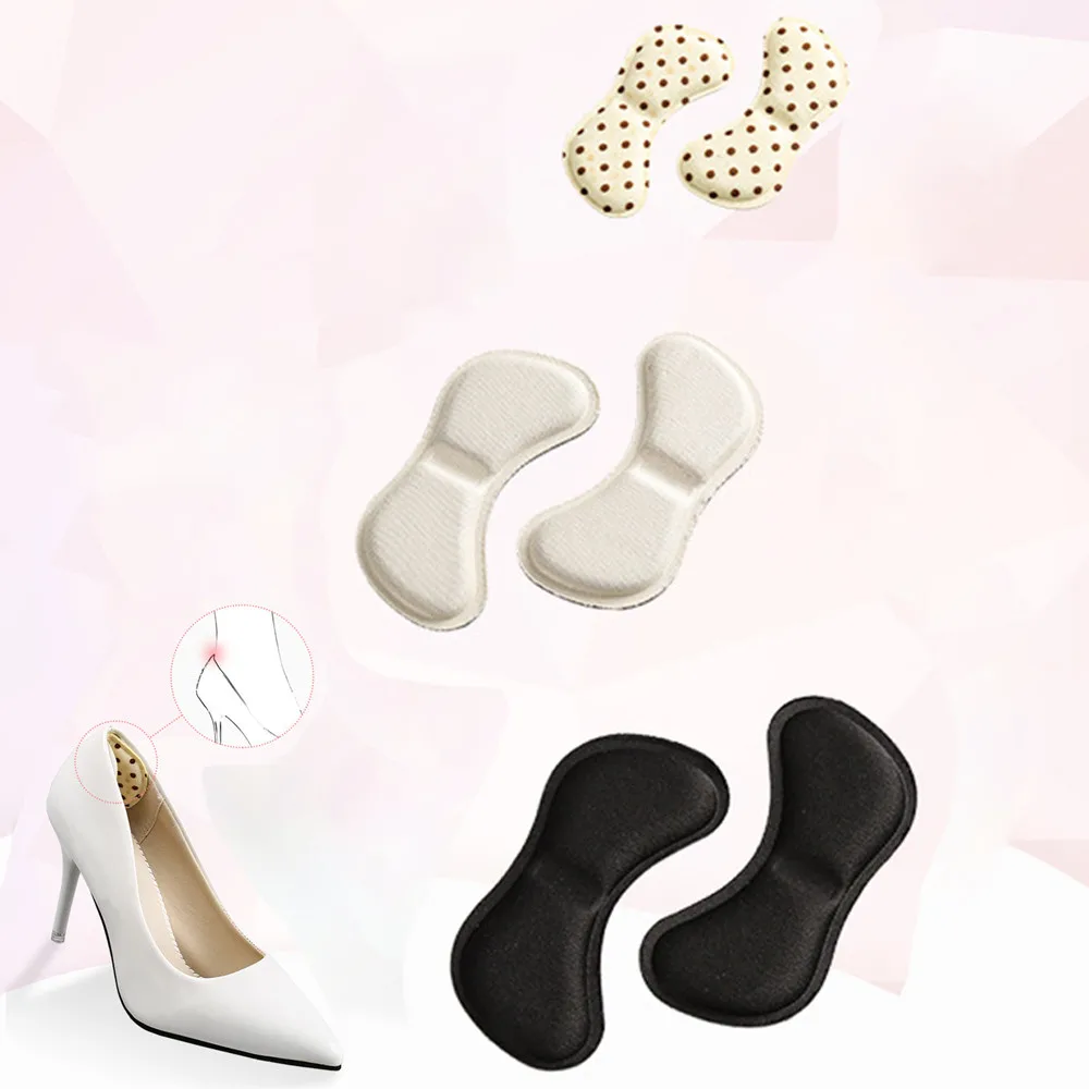 2018 oht sale 1Pair High Heel Foam Gel Heel Cushion Foot Care Self adhesive Shoe Insert Pad