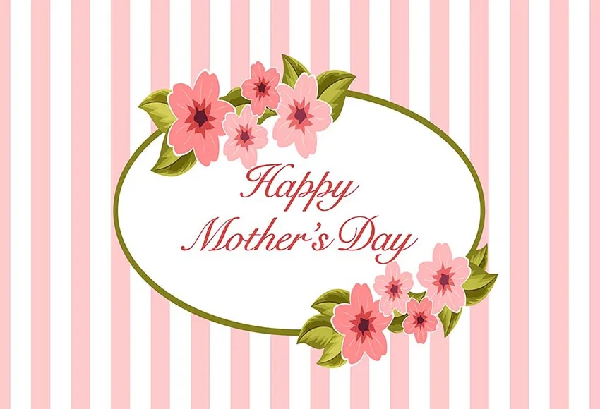 7x5ft Selamat Hari Ibu Cahaya Merah Muda Garis Bunga Photo Latar Belakang Studio Latar Belakang Vinyl 220 Cm X 150 Cm Background Aliexpress