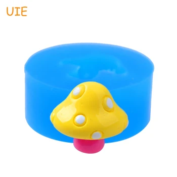 

VYL066U 16.6mm Mushroom Silicone Mold - Vegetable Mold Fondant, Sugarcraft, Cookie Biscuit, Chocolate, Icing, Resin Clay