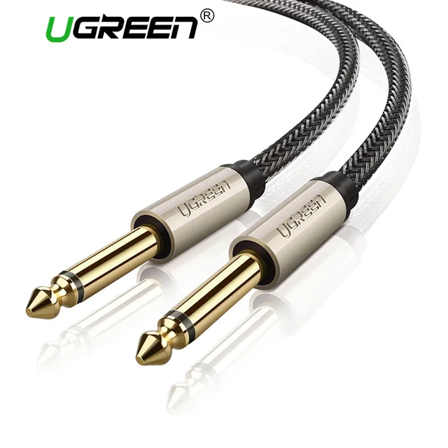 Best Price Ugreen 6.5mm Jack Audio Cable Nylon Braided 6.35 Jack Male to Male Aux Cable 1m 2m 3m 5m for Guitar Mixer Amplifier Bass 6.35 mm Best Price Ugreen 6.5mm Jack Audio Cable Nylon Braided 6.35 Jack Male to Male Aux Cable 1m 2m 3m 5m for Guitar Mixer Amplifier Bass 6.35 mm