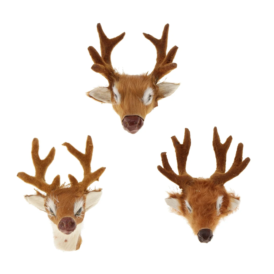 plush deer mount