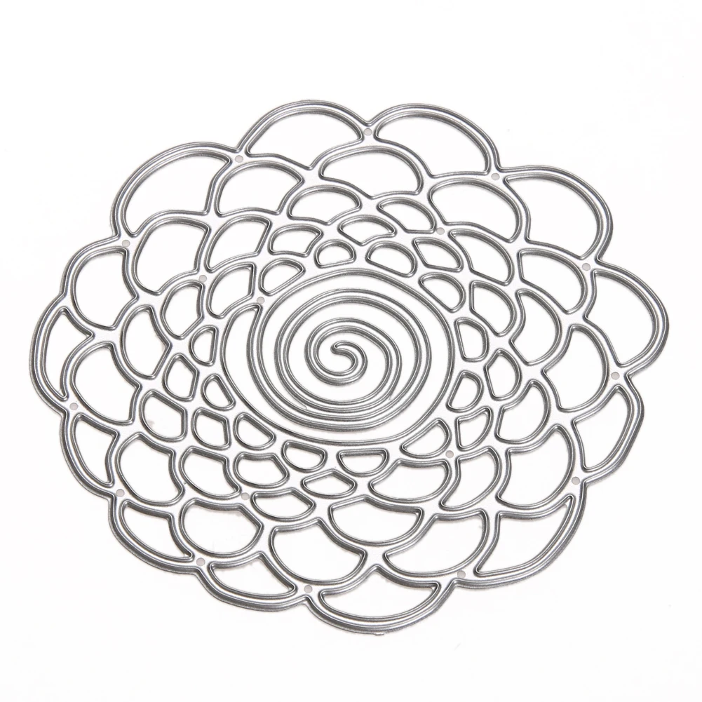 5 pcs flower label metal cutting dies scrapbooking craft decorative