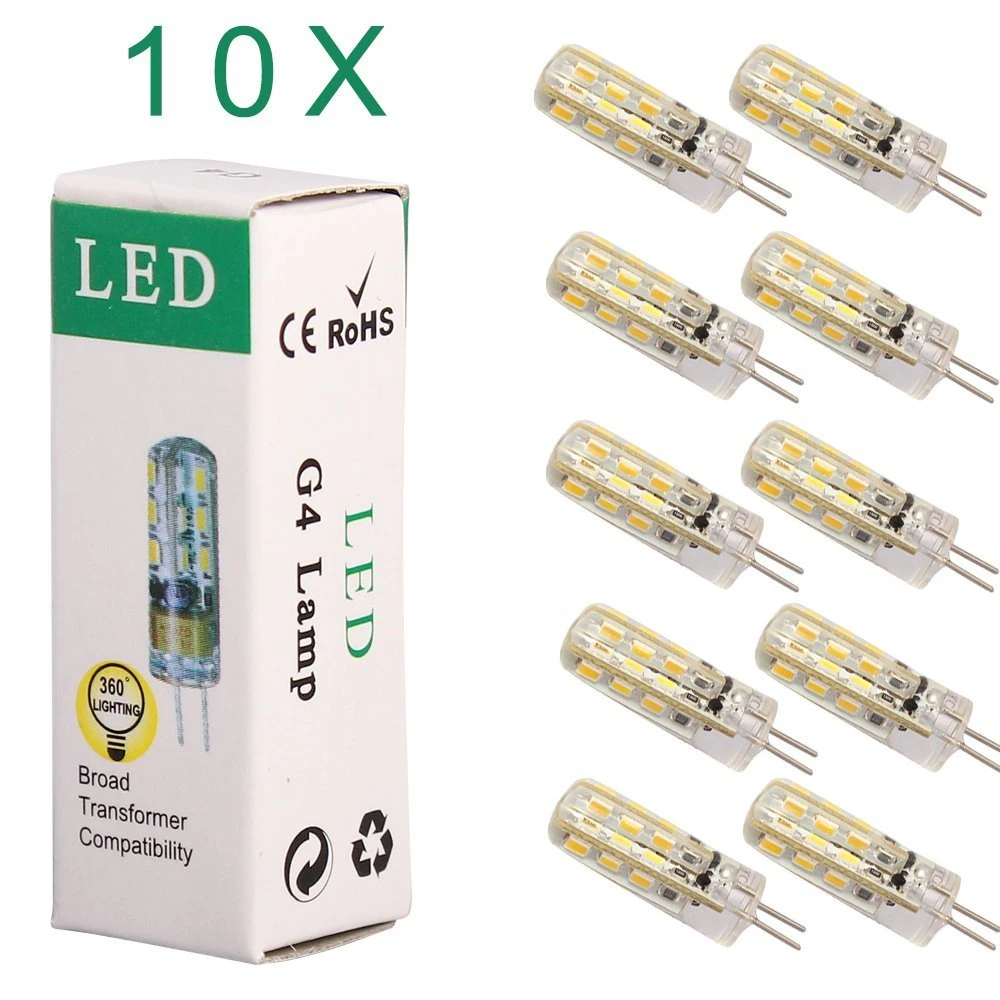 rol bloem snelweg G4 Led Bulb, Bi-pin Base, G4 Ampoule Lampe Spot 3014 Smd 24 Leds 20w  Halogen Bulb Equivalent 1.5w Pour Maison 360 Degree 10pack - Led Bulbs &  Tubes - AliExpress