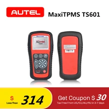 AUTEL MaxiTPMS TS601 TPMS Programmer Car Diagnostic Scan Tool Activator Tire Monitor OBD2 Scanner Tool with 315 433 Sensors