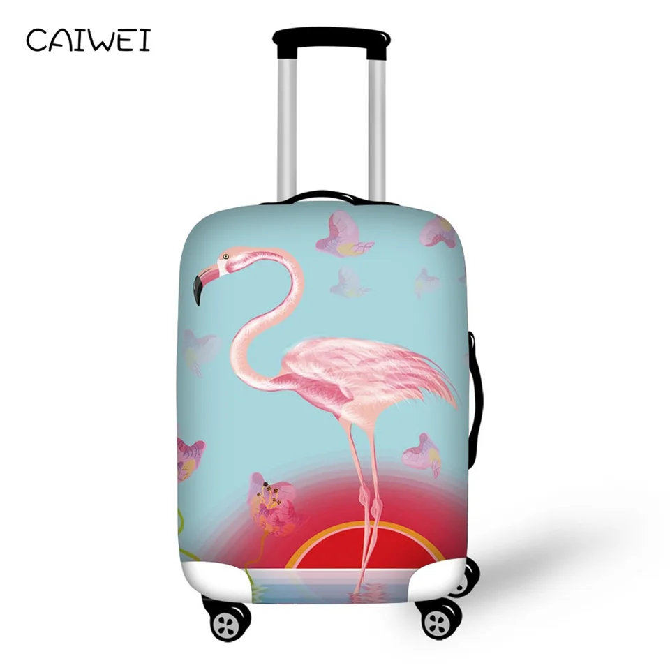 pink flamingo suitcase