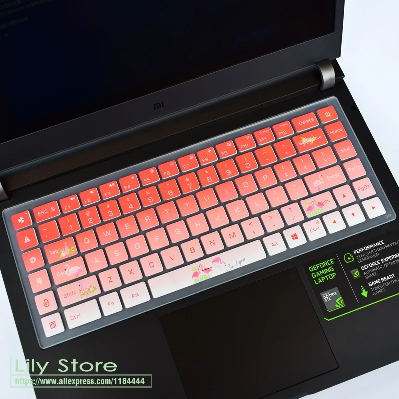 Силиконовый чехол для клавиатуры ноутбука 15 6 дюйма защитный игрового Xiaomi Mi с Nvidia