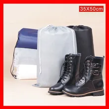 50 шт./лот) Размер 35x50 см(14x2") Высококачественная Нетканая ткань шнурок сумка для обуви