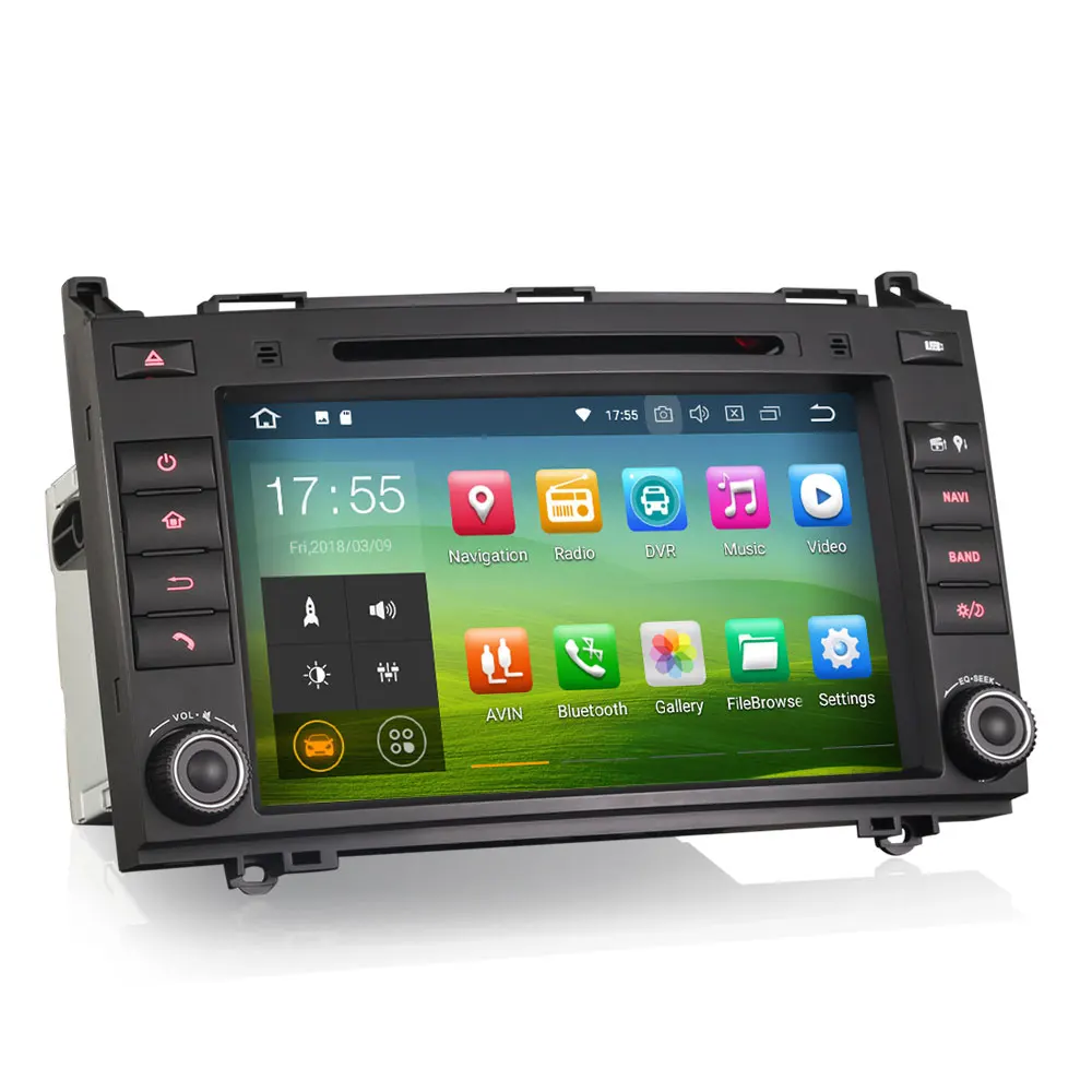 Cheap 8" Android 9.0 OS Car DVD Multimedia GPS Radio for Mercedes-Benz A-Class W169 2005-2012 & B-Class W245 2005-2012 & Vito 2006+ 4