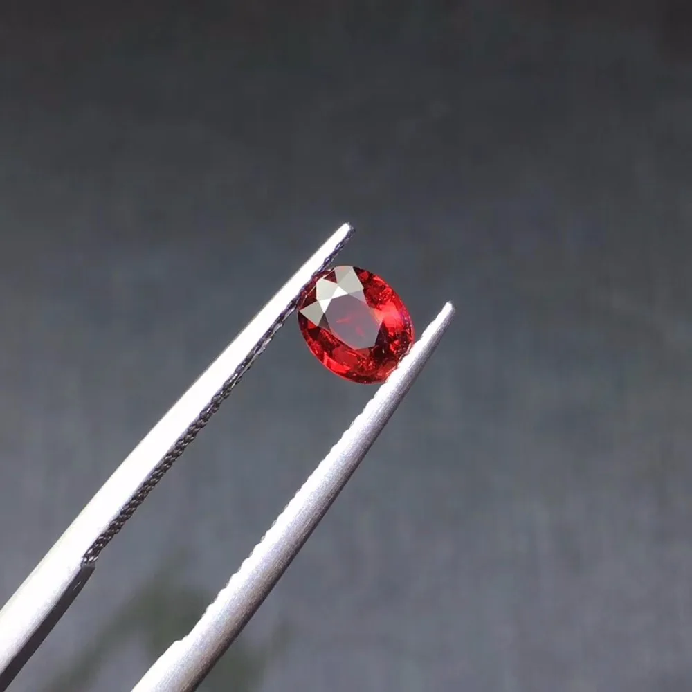 

GRA Certificated Square Cut 0.68ct Unheat Faceted Natural Pigeon Blood Red Ruby Loose Gemstones Rubi Loose Stones