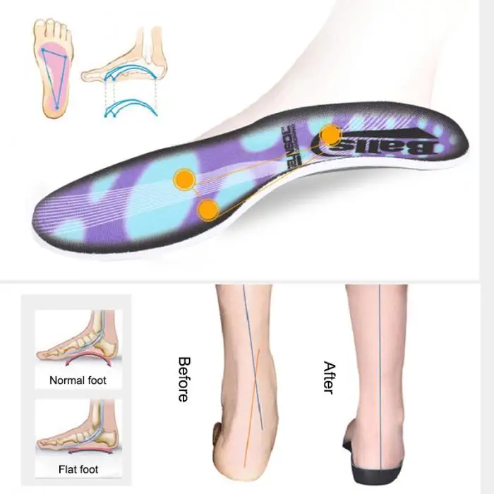 1 пара ортопедических супинаторов стельки для коррекции плоской стопы стельки для обуви подушки вставки WF 668