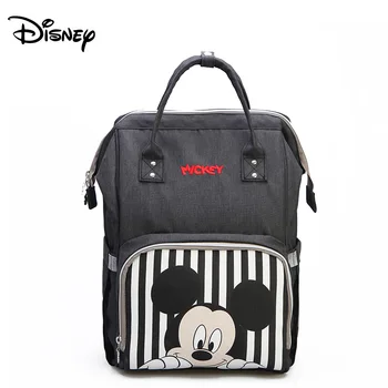 

Disney Mickey Minnie Nappy Bag Travel Diaper Bag Bolsa Maternidade Waterproof Stroller Bag USB Baby Bottle Warmer