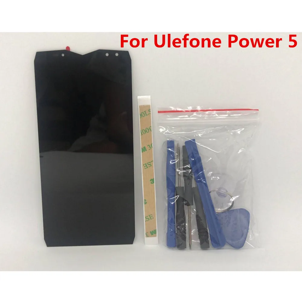 

For Ulefone Power 5 New 2160*1080 6.0inch LCD Display+Touch Screen Digitzer Assembly Repair Panel Glass Accessories Replacement