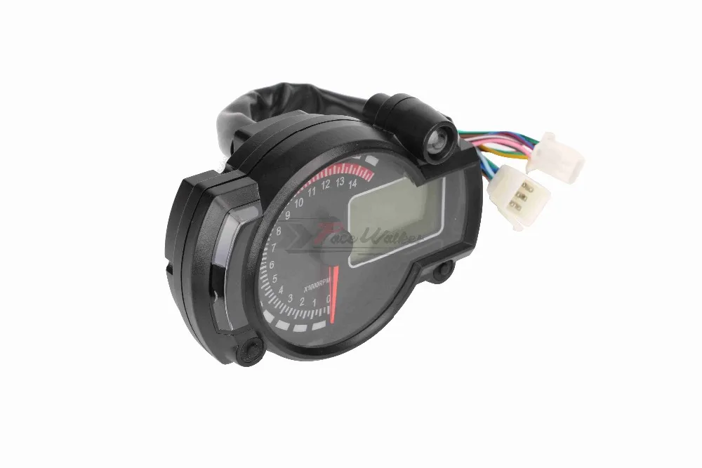 FREE SHIPPING- 15000rpm modern RX2N similar LCD digital Motorcycle odometer speedometer adjustable MAX 299KM/H meter