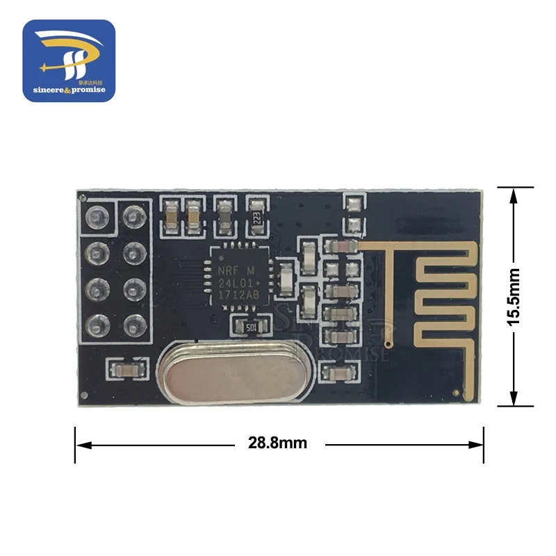 NRF24L01+ модуль беспроводной передачи данных 2,4G/NRF24L01 обновленная версия 2 Мбит/с NRF24L01 гнездо адаптера плата