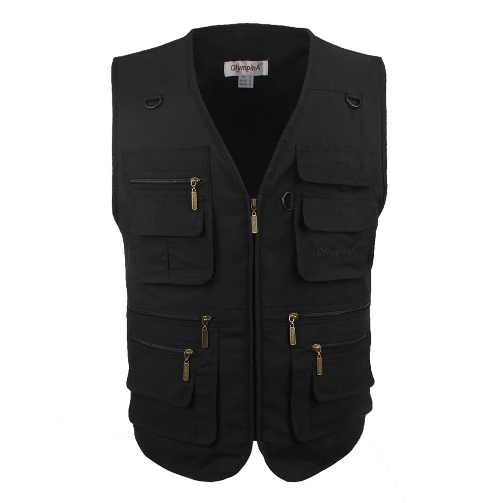 Aliexpress.com : Buy Men's Sleeveless Jacket Male Vest With Many ...