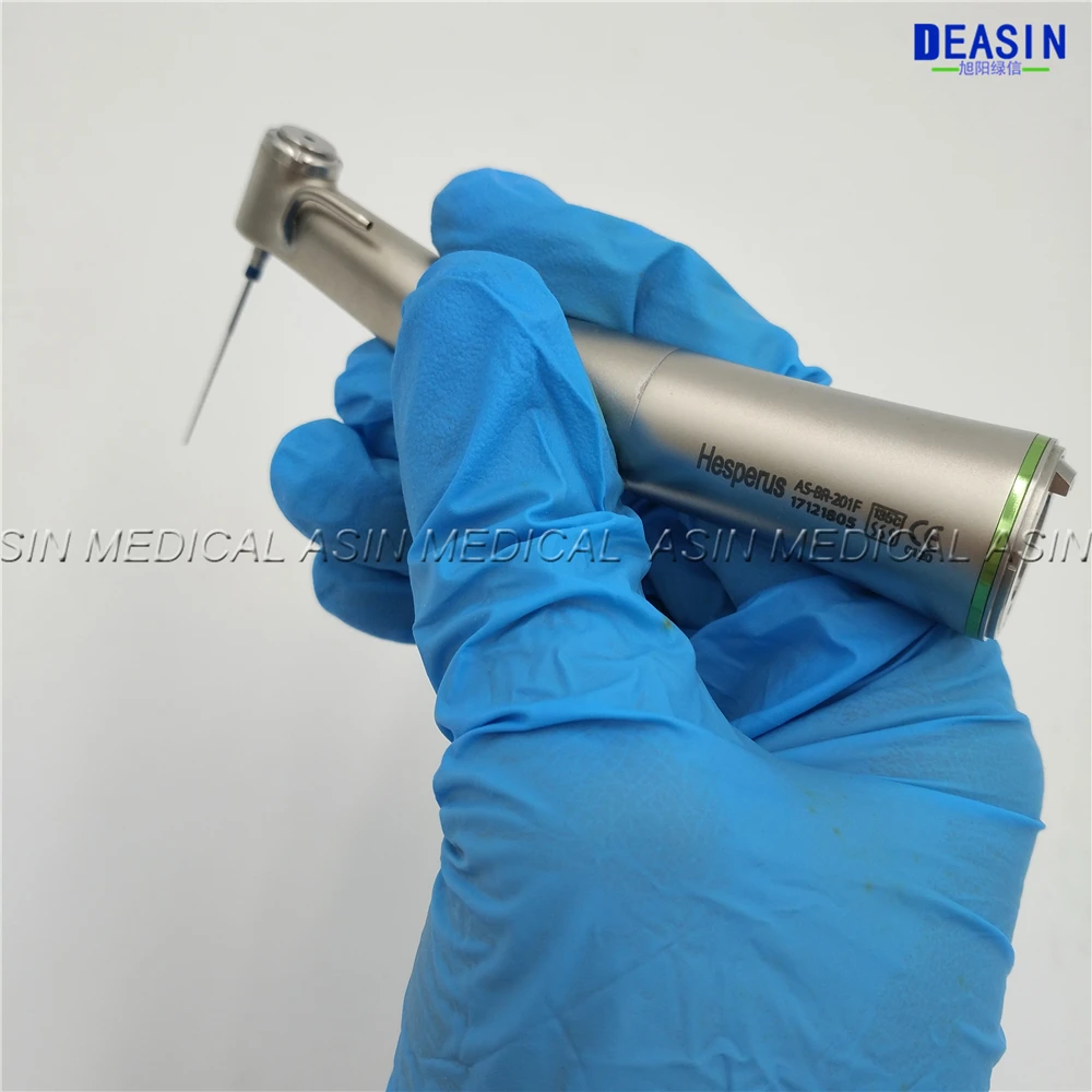  1 pcs x Dental Fiber Optical LED /non fiber optic Contra Angle Low Speed Handpiece 1:5 1:1 20:1 Dea - 32989442228