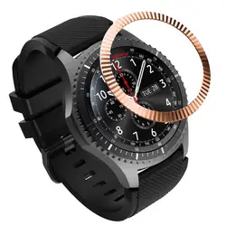 Чехол для смарт-часов samsung gear S3 Frontier ободок кольцо клейкая крышка против царапин Металл # H25