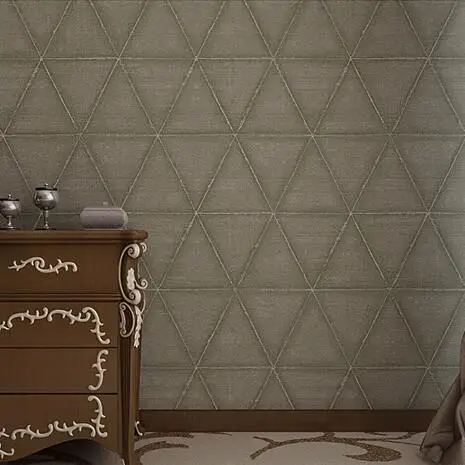 Nonwoven Vintage Geometric Plaid Brick Textured Wallpaper Bedroom Wall Home Decor Brown Grey 3D Wall paper Rolls W346 Nonwoven Vintage Geometric Plaid Brick Textured Wallpaper Bedroom Wall Home Decor Brown Grey 3D Wall paper Rolls W346