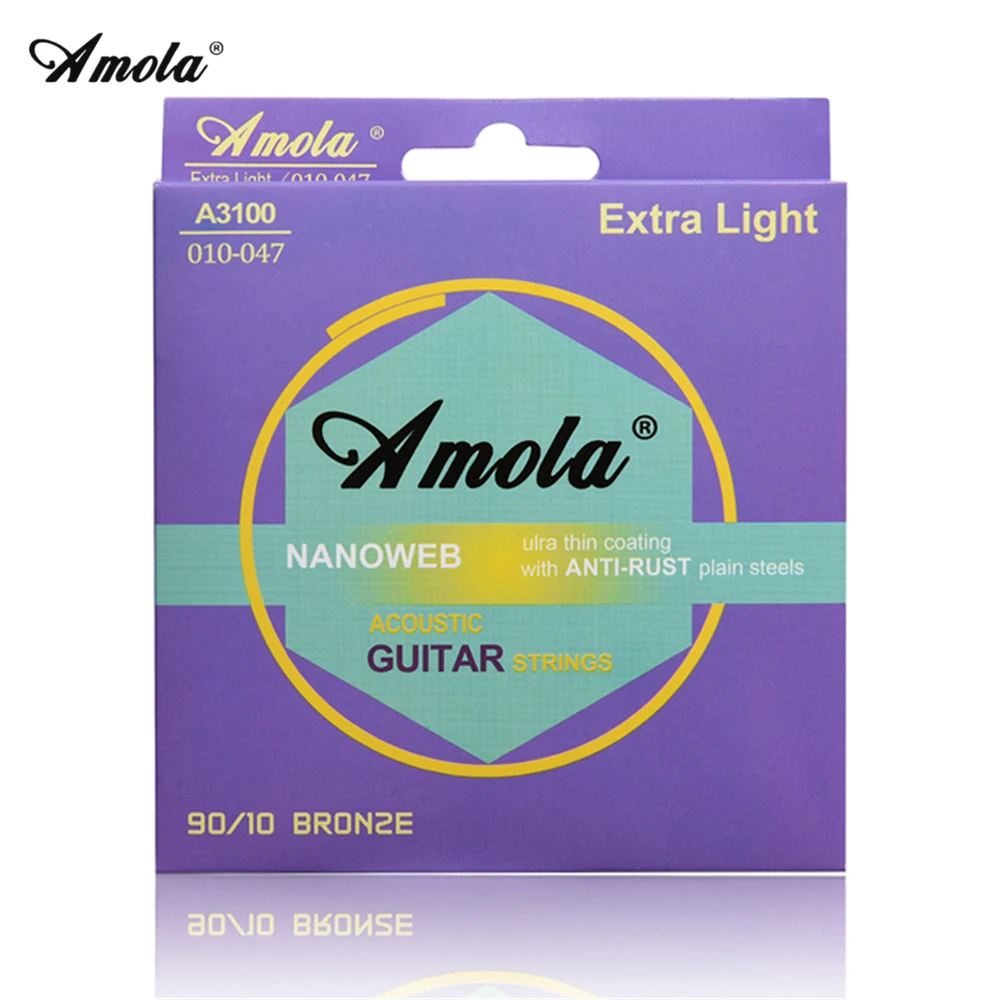 Elixir Guitar Strings Acoustic 010 011 012 013 Cordas Elixir Violao