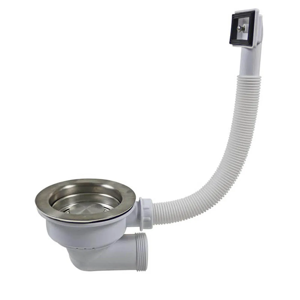 Talea Stainless steel 304 Kitchen basket drainer Bowl type Sink Strainer with Overflow Drain Waste deodorizing SinkXK300 | Обустройство