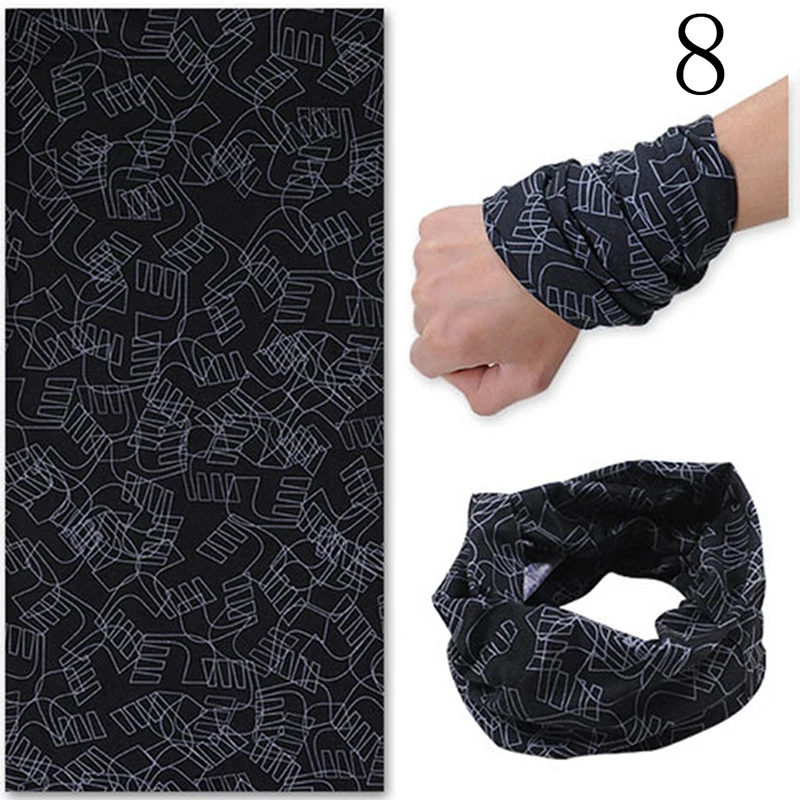 1pc AONIJIE Multifunctional Sports Headwear Headband Bandana Balaclava Face Cover Scarf Sweatband Hairband Gym Cycling Yoga - Цвет: 8