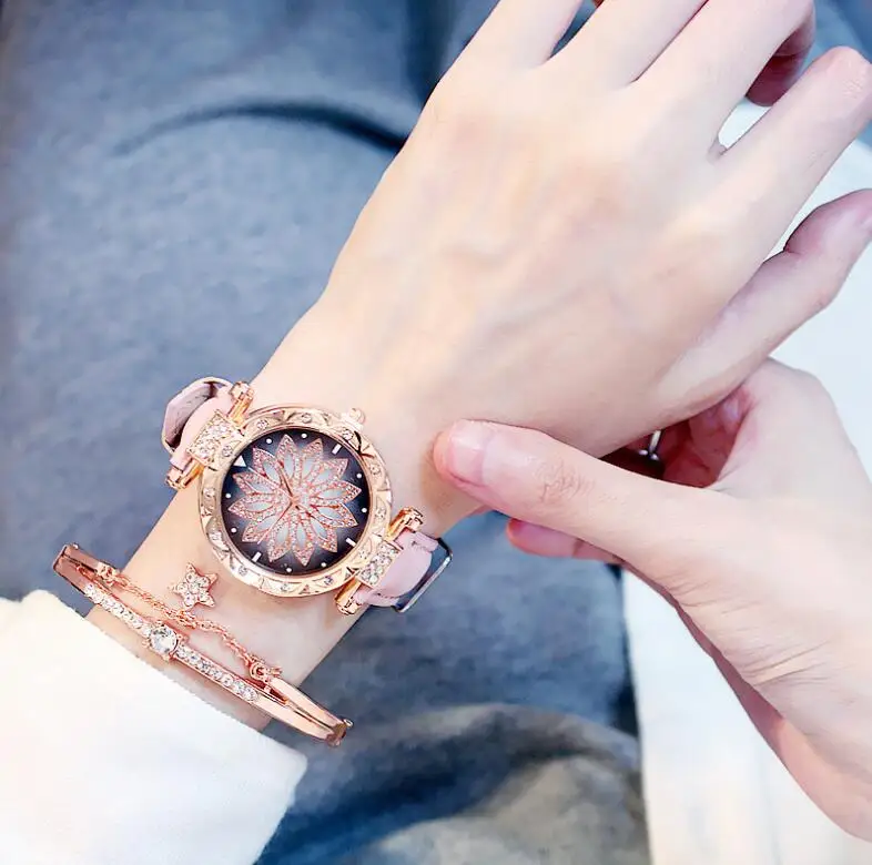 

Octagonal time to run the network red vibrato watch female fashion new