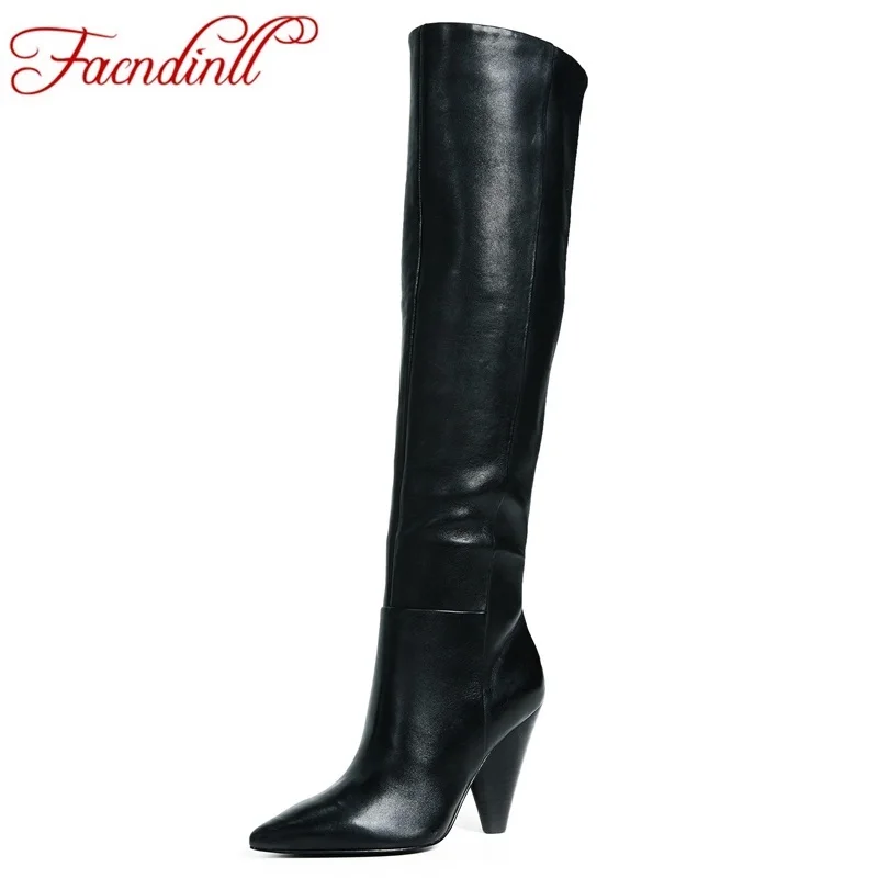 pointed toe flat riding boots