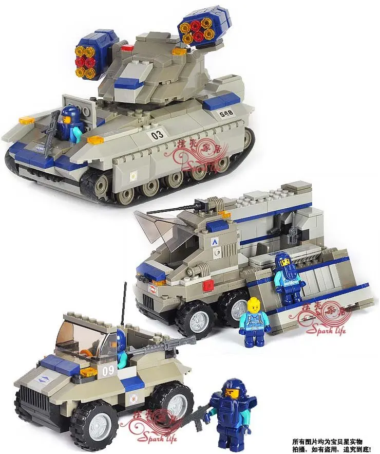 

without original box M38-B0209 Sluban Building Block Set 3D Construction Brick Toys Educational Block toy for Children