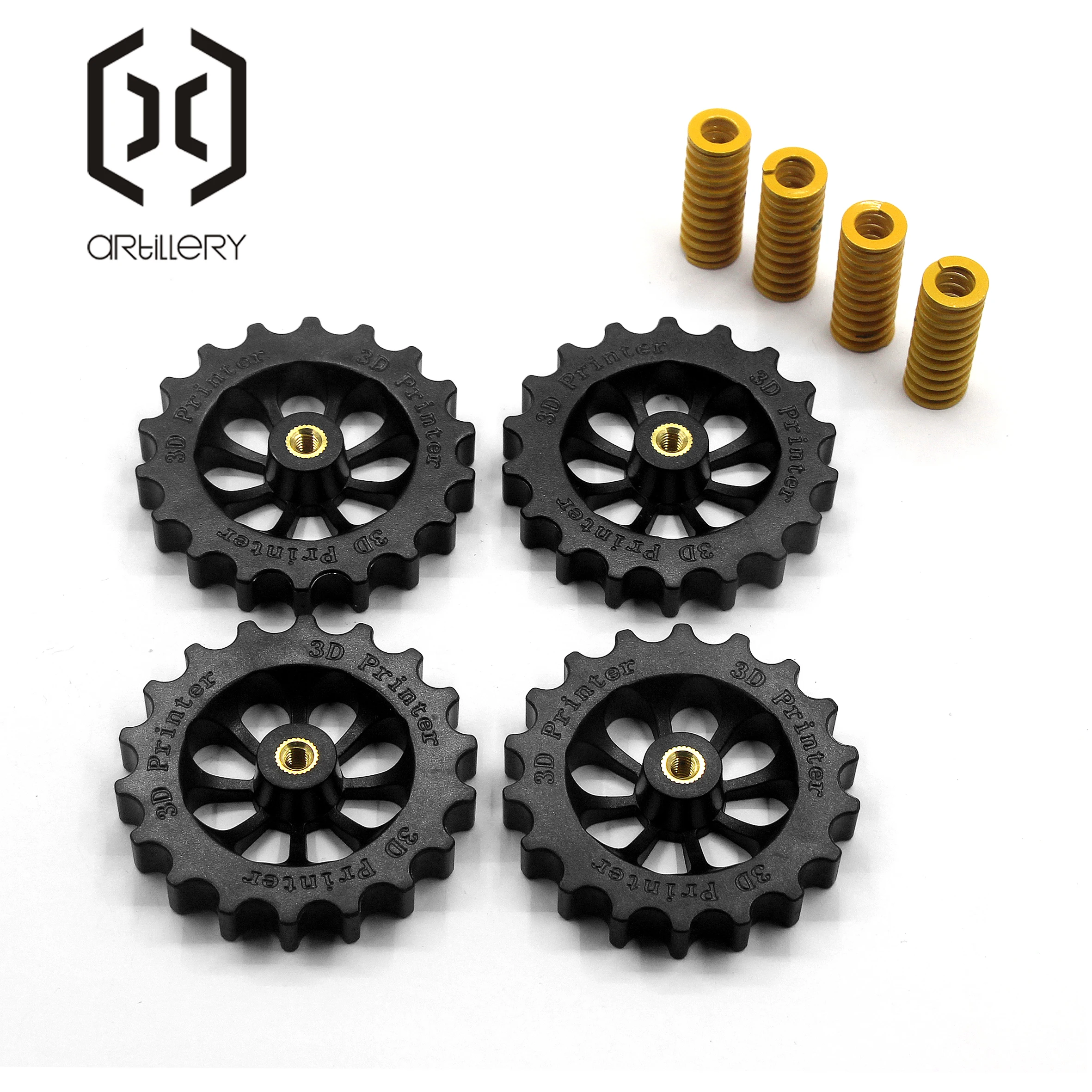 

4 Piece / Set M4 Manual Torsion Automatic Leveling Nut Spring MK3 CR-10 Heating Bed Nut Spring Kit For 3D Printer