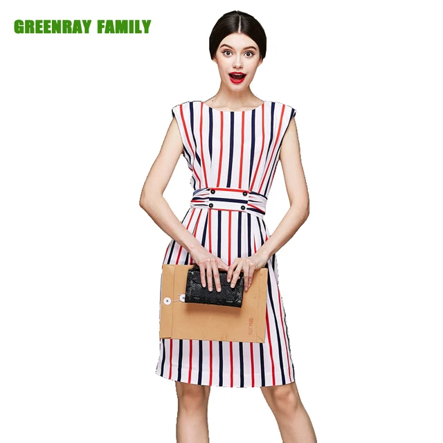 Vertical Chiffon Dress
