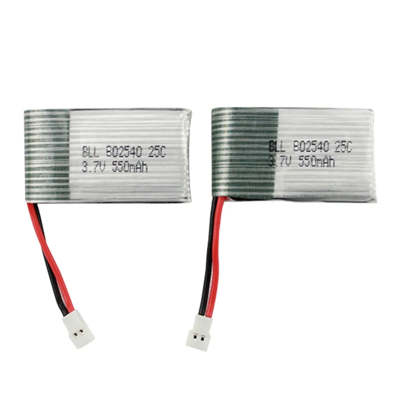 

2pcs High Power Lithium Polymer Lipo Battery 3.7v 550mah For Syma X5 X5C RC Helicopter Airplane Drone Parts Bateria