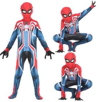 

halloween costume for kids spiderman Extreme Battle suit spider costume kid adult suit cosplay children superhero adult men