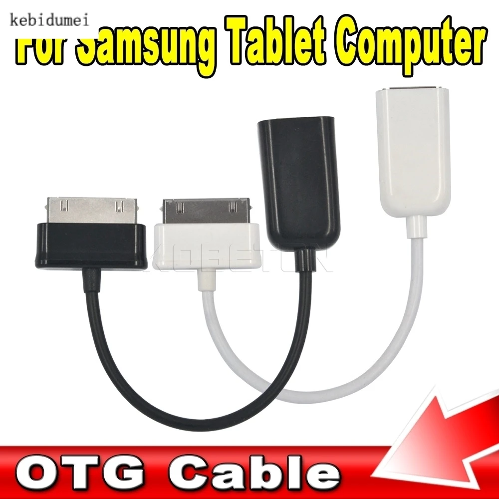 

USB OTG Adapter Cable for Samsung Galaxy Tab 2 7 P3100 GT-P3113 10.1 8.9 7.0 Note N8000 P3110 P5100P7510 P7500 OTG Cable