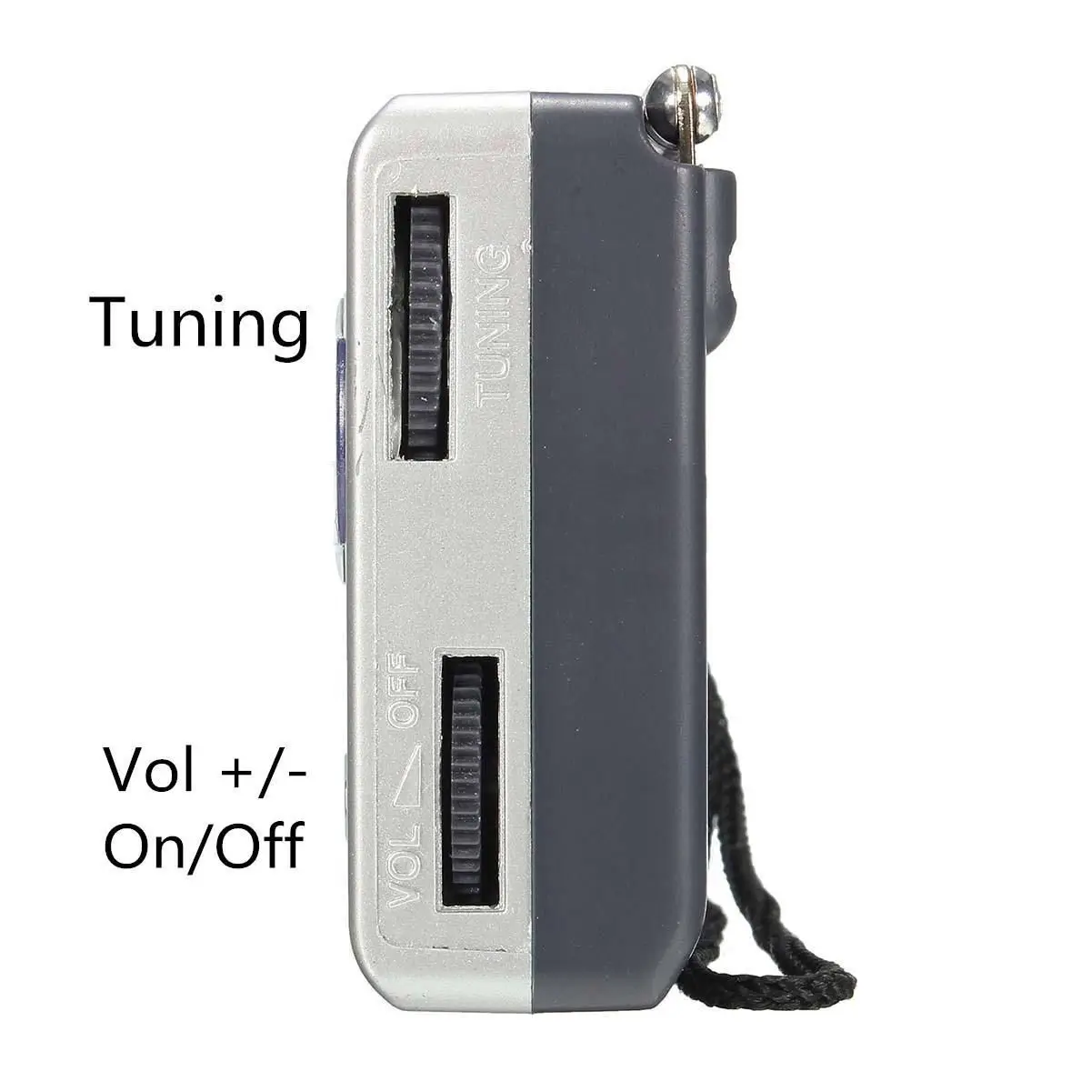 New DC 3V Mini Portable BC-R119 Radio Pocket AM/FM Telescopic Antenna Radio Receiver Speaker 3.5mm Mayitr