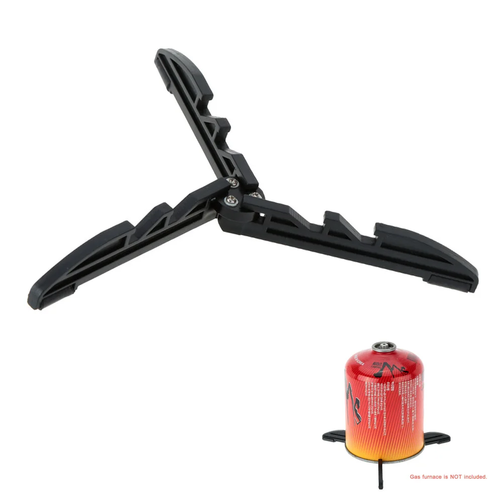 ABS Folding Canister Stand Tripod Gas Tank Bracket Shelf Outdoor Stove Holder